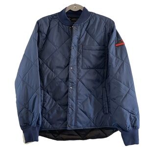 Men's Blue Quilted Jacket